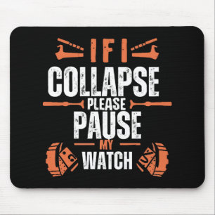 Funny-running Mouse Pad