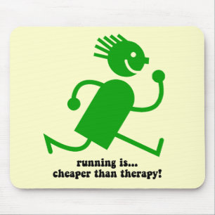Funny running mouse pad