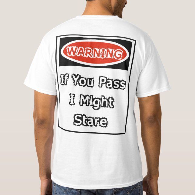 Funny running or race shirt (Back)