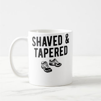 Funny Running Shaved Tapered Distance Runner Coffee Mug