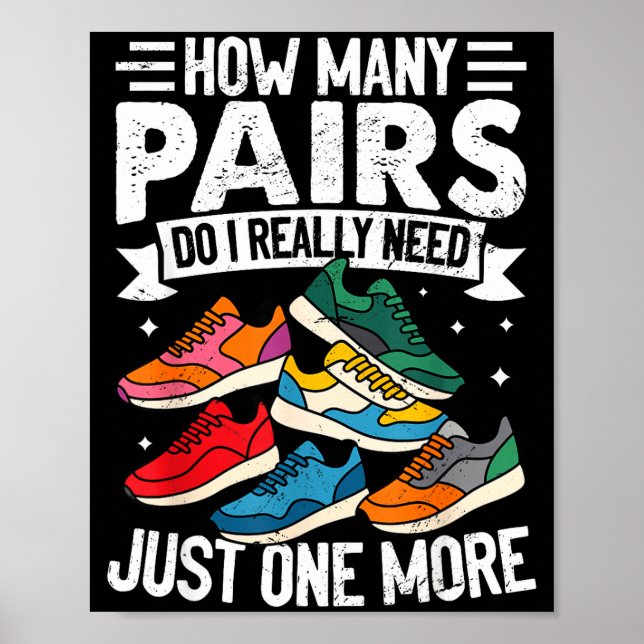 Funny Running Shirt For Men Women Runner Marathon  Poster (Front)