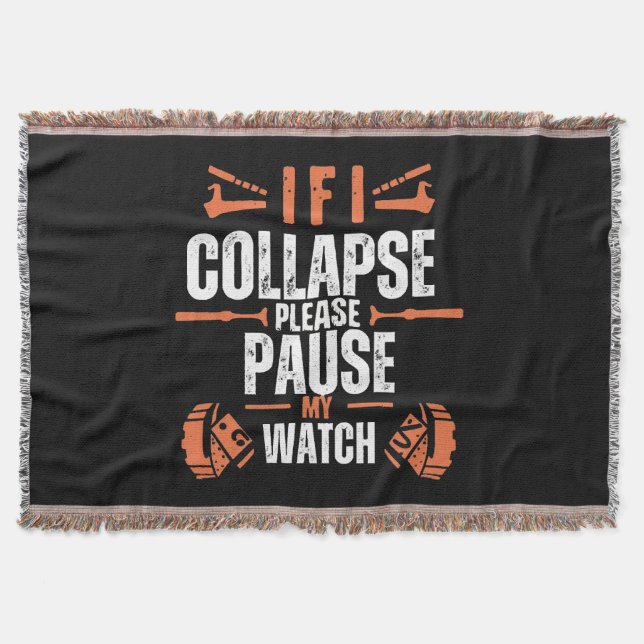 Funny-running Throw Blanket (Front)