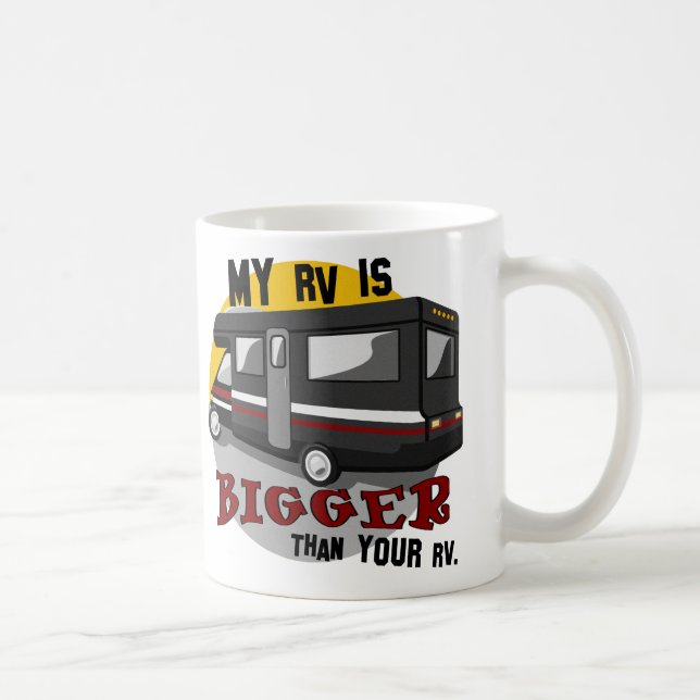 Funny RV Camping Coffee Mug (Right)