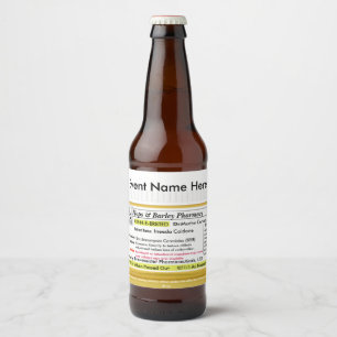 Funny RX Bière Étiquette