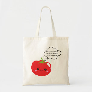 Funny Sac fourre-tout de plaisanterie tomate