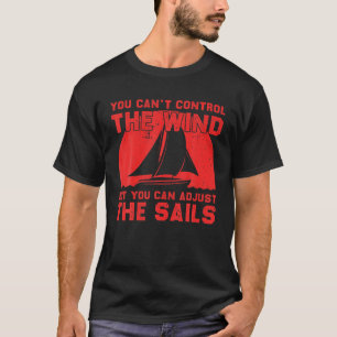 Funny Sailing Art For Men Women Sailor Sail Boat L T-Shirt