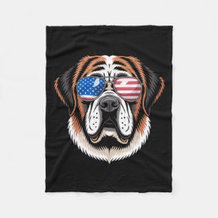Funny Saint Bernard Costume For Men Women St Berna Fleece Blanket
