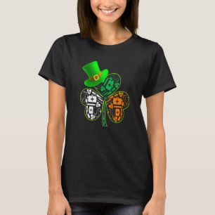 Funny Saint Patrick S Day Doctor Shamrock Hat Iris T-Shirt