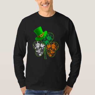 Funny Saint Patrick S Day Welder Shamrock Hat Iris T-Shirt