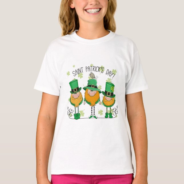 Funny Saint Patrick's Day T-Shirt Irish Shamrock (Front)
