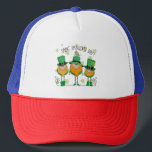 Funny Saint Patrick's Day T-Shirt Irish Shamrock Trucker Hat<br><div class="desc">Celebrate the magic of Irish culture and tradition with Saint Patrick's Day! Held annually on March 17th, this beloved holiday is all about embracing the luck of the Irish, wearing green, and enjoying fun-filled festivities. Whether you're attending a parade, hosting a party, or simply enjoying time with friends and family,...</div>