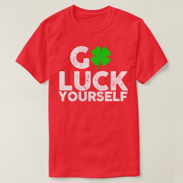 Funny Saint Patricks Day TShirt for Adults Men Wom (Design Front)