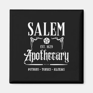 Funny Salem Witch Machusetts Apothecary Halloween  Magnet