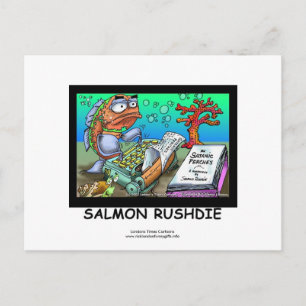 Funny Salman Rushdie Poisson Cartes Jeu De 8