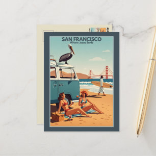 Funny San Francisco Postcard