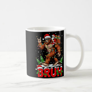 Funny Santa Bigfoot Sasquatch Rock Christmas Xmas Coffee Mug