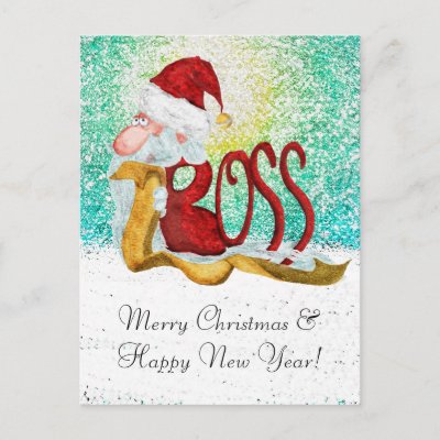 Christmas For Boss Cards, Photocards, Invitations &amp; More