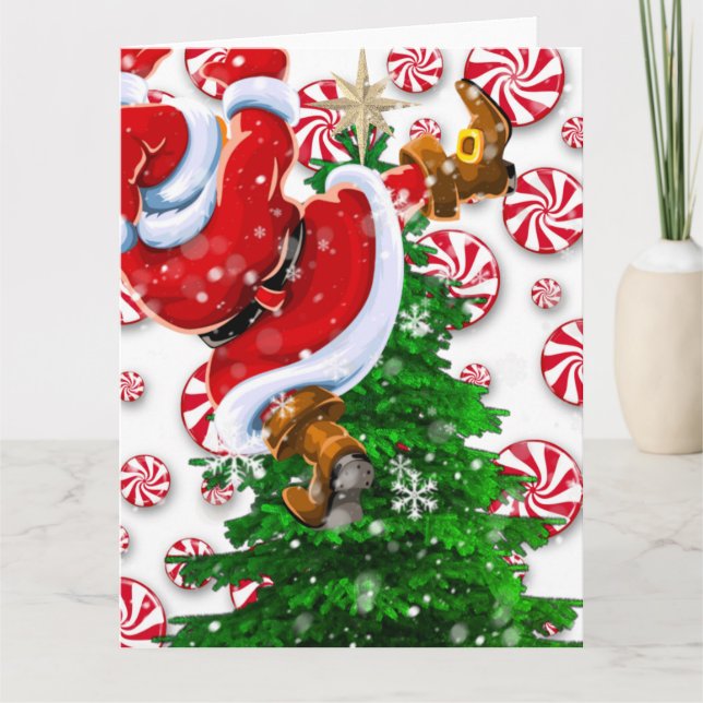 Funny Santa  Card (Front)