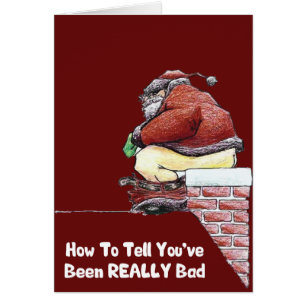 Funny Santa Cartoon - Christmas