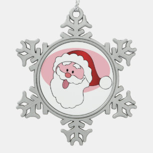 Funny Santa Christmas ornament