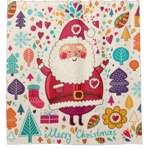 Funny Santa Claus Christmas Illustration
