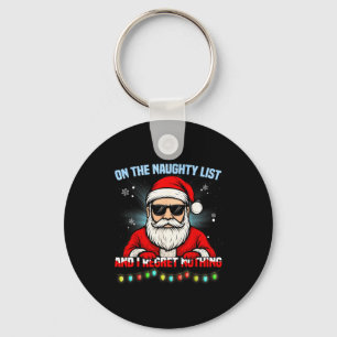 Funny Santa Claus Christmas Xmas For Men Women Boy Keychain