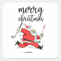 Funny Santa Claus  golf  gift for Merry Christmas 