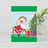Funny Santa Claus Invitations