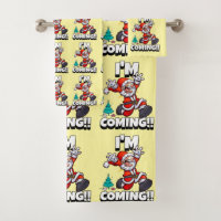 Funny Santa Claus Pattern Humourous Christmas 