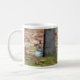 Funny Santa Claus Squirrel Coffee Mug