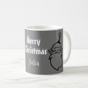Funny Santa Cookies Whimsical Magical Snow Xmas  Coffee Mug