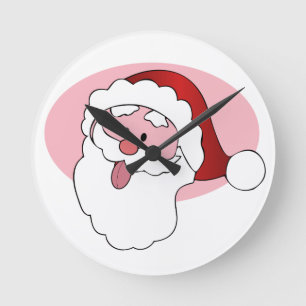 Funny Santa custom wall clock