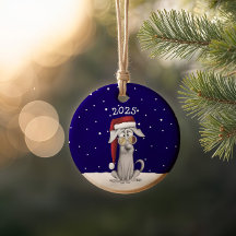 Funny Santa Dog 