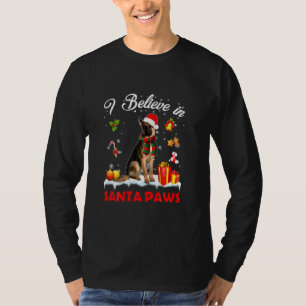 Funny Santa German Shepherd Claus Dog Christmas De T-Shirt
