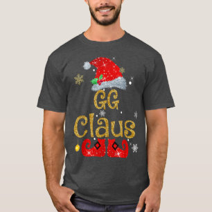 Funny Santa GG Claus Christmas Matching Family  T-Shirt