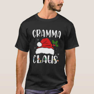 Funny Santa Gramma Claus Christmas Matching Family T-Shirt