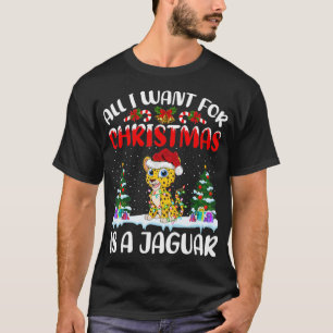Funny Santa Hat All I Want For Christmas Is A Jagu T-Shirt