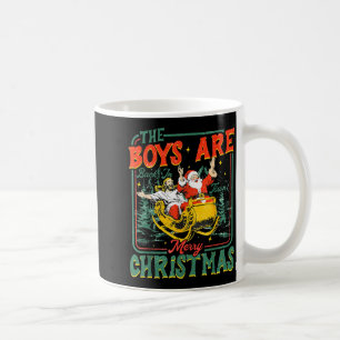Funny Santa Jesus The Boys Are Back In Town Merry  Coffee Mug