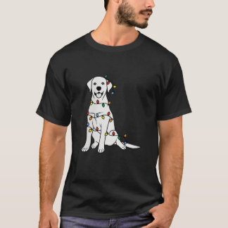 Funny Santa Labrador Retriever Christmas Lights Do T-Shirt