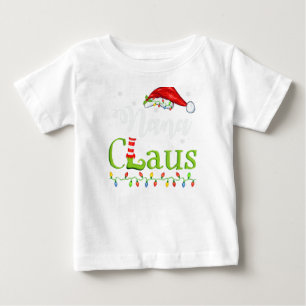 Funny Santa Nana Claus Christmas Matching Family Baby T-Shirt