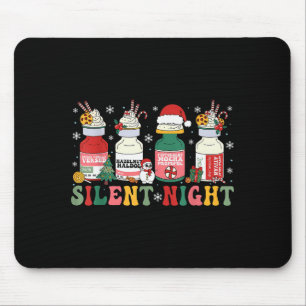 Funny Santa Profol Silent Night Icu Nurses Merry C Mouse Pad