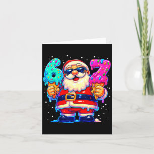Funny Santa Says Six Seven 67 Meme Christmas Xmas  Card