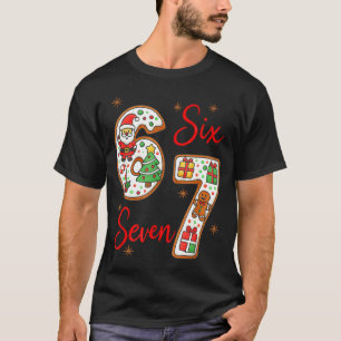 Funny Santa Says Six Seven 6 7 Christmas Meme  T-Shirt