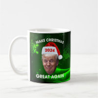 Funny Santa Trump 2024 Make Christmas Great Again