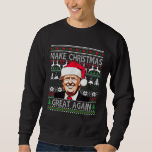 Funny Santa Trump 2024 Make Christmas Great Again Sweatshirt
