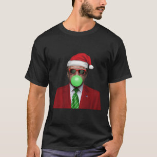 Funny Santa Trump Bubble Gum Make Christmas Great  T-Shirt