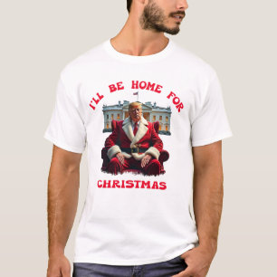 Funny Santa Trump Christmas Pajama T-Shirt   Cozy 