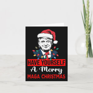 Funny Santa Trump Have Yourself A Merry Christmas  Card