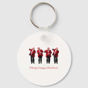Funny Santa Trump Have Yourself A Merry Christmas Keychain