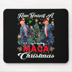 Funny Santa Trump Have Yourself A Merry Mega Chris Mouse Pad